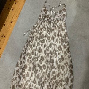 Leopard print sun dress